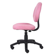 Boss Pink Microfiber Deluxe Posture Chair, B325-PK